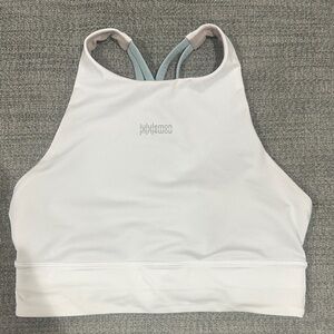 Lululemon High Neck White Sports Bra
